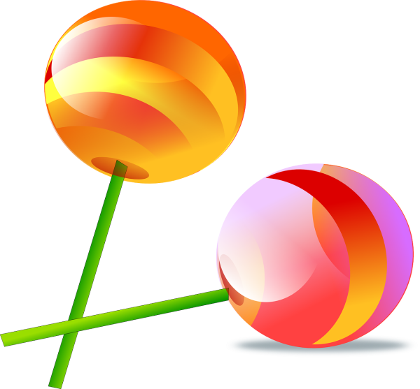 Карамелька на белом фоне