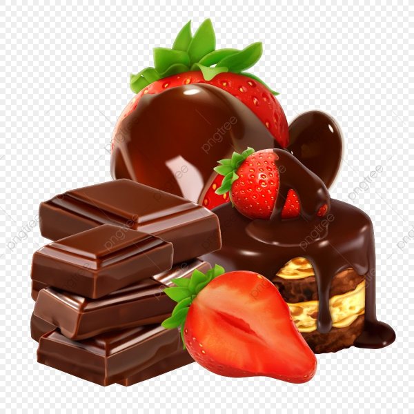 Сладости на белом фоне