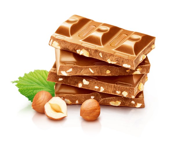 Шоколад на прозрачном фоне