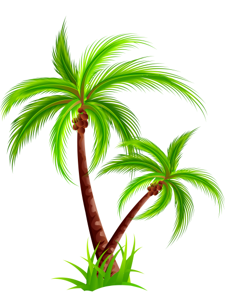 Пальмы мультяшные