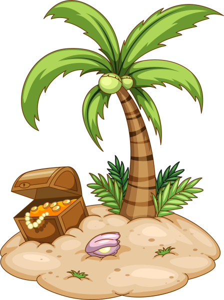 Пальма на прозрачном фоне