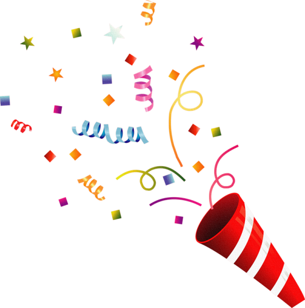 Конфетти без фона