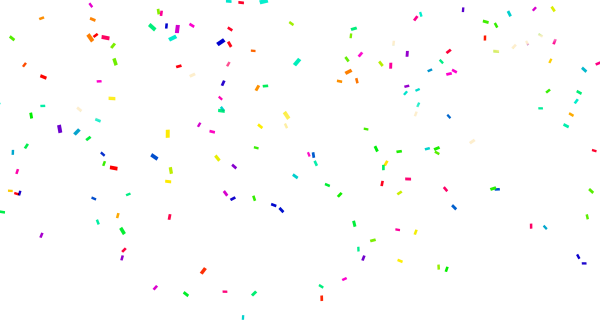 Конфетти рассыпано