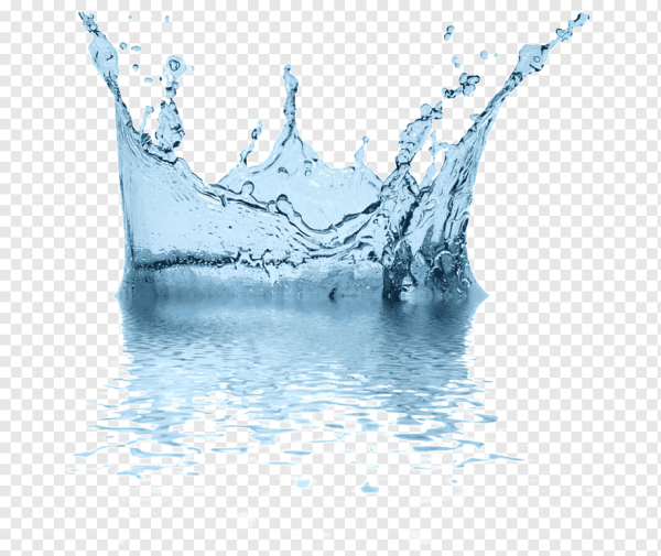 Прозрачные брызги воды