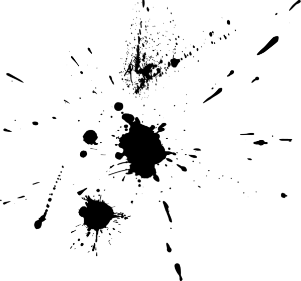 Всплеск воды на прозрачном фоне