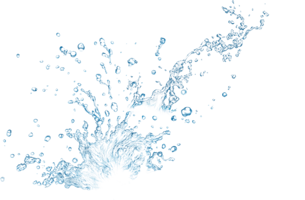 Всплеск воды вид сверху