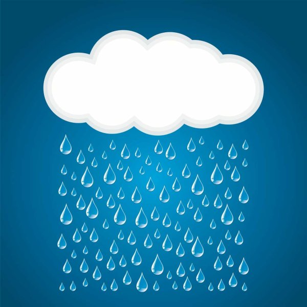 Тучка с дождиком