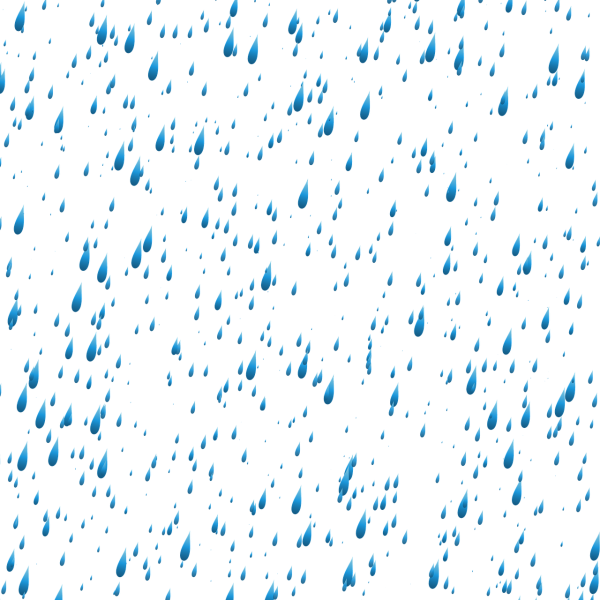 Дождь на прозрачном фоне