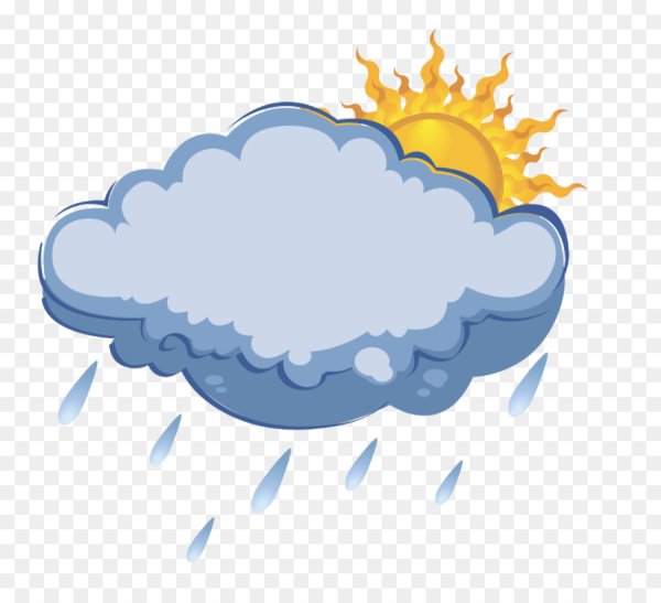 Тучка с дождиком