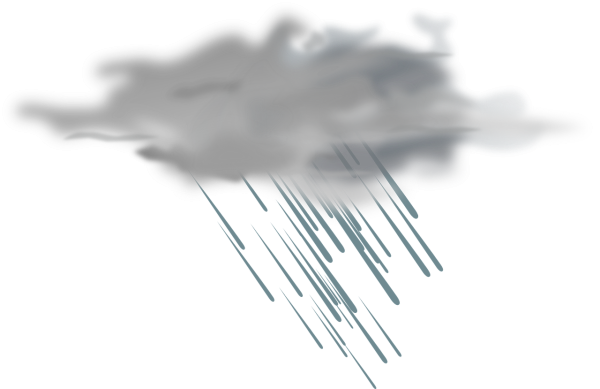 Осадки на белом фоне