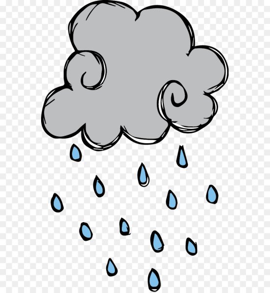 Тучка с дождиком