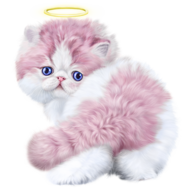 Котята на прозрачном фоне для фотошопа