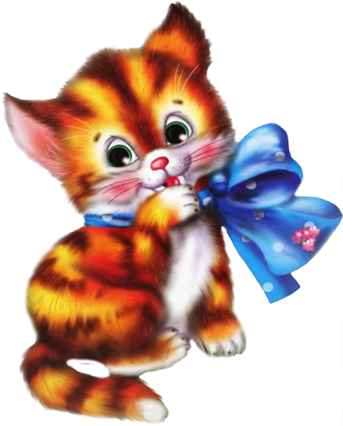 Котята мультяшные