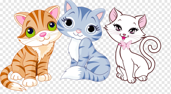 Котятки мультяшные