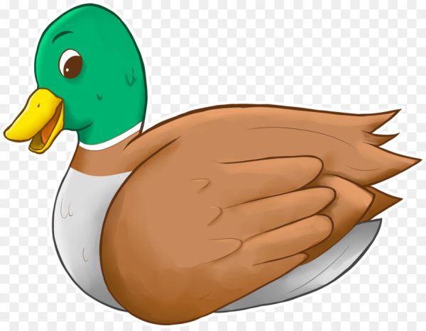 Селезень мультяшный