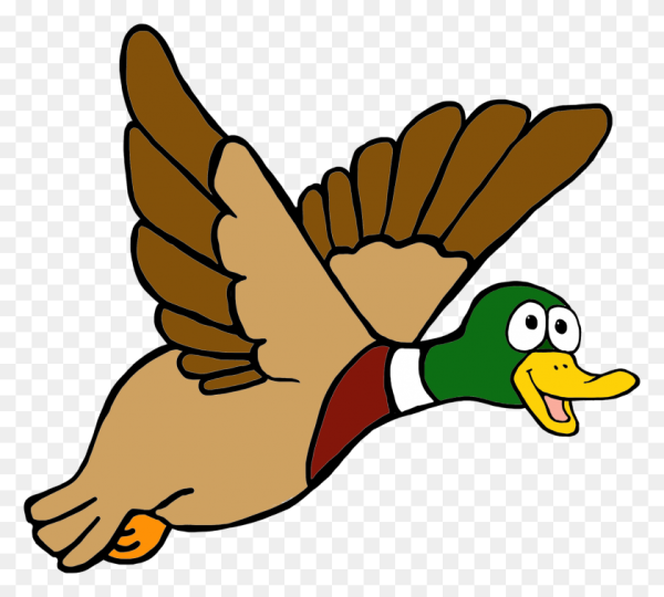 Утка мультяшный