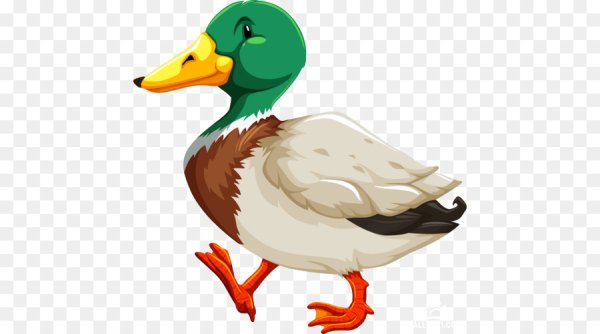 Утка мультяшная