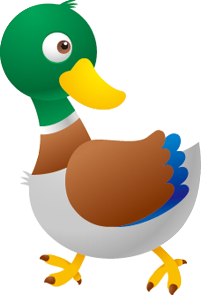 Селезень мультяшный