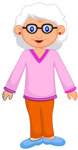 Бабуся мультяшная