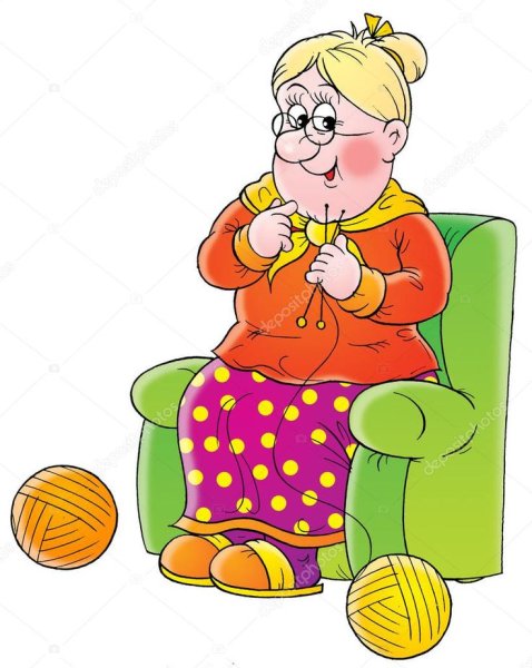 Бабушка рисунок для детей