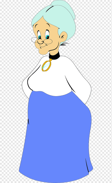 Старушка мультяшная