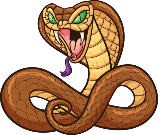 Змея из мультфильма