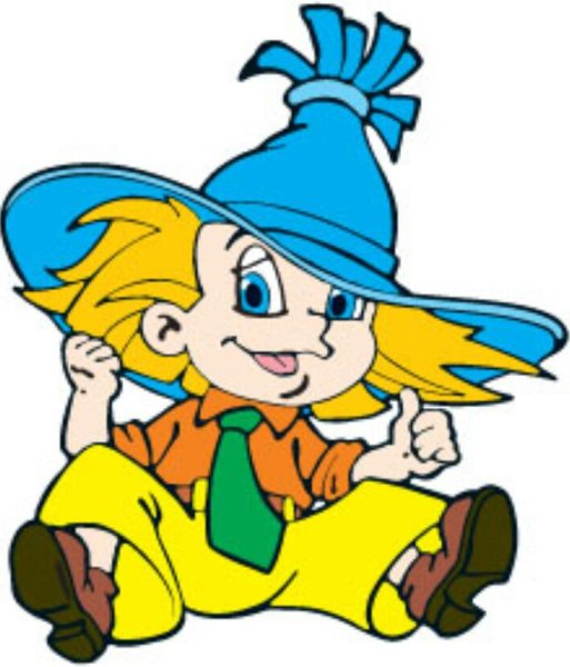 Сказочный персонаж в шляпе