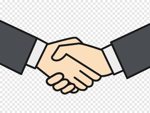 Стикер рукопожатие