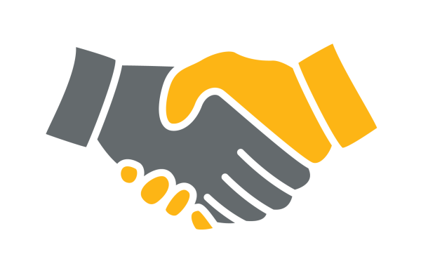 Рукопожатие без фона