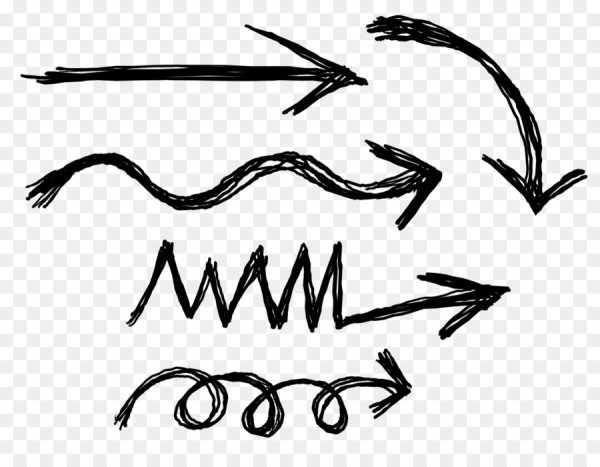 Стрелочка ручкой