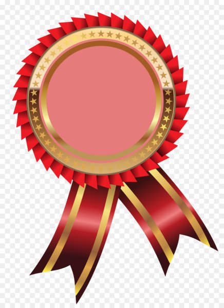 Медаль с красной лентой