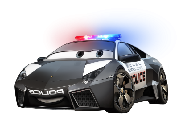 Молния Маккуин полицейский