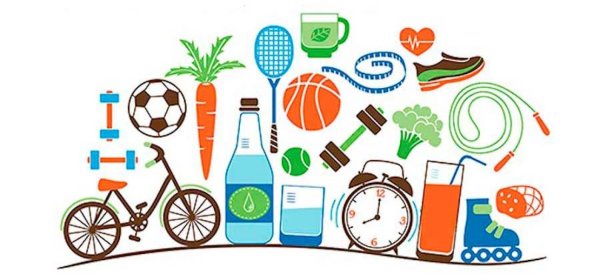 Атрибуты здорового образа жизни