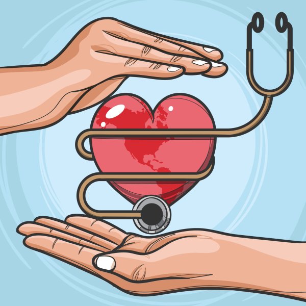 Символ здоровое сердце