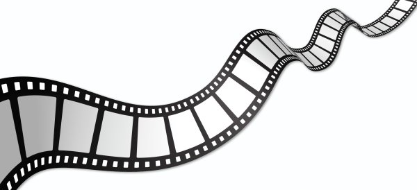 Кинопленка на прозрачном фоне