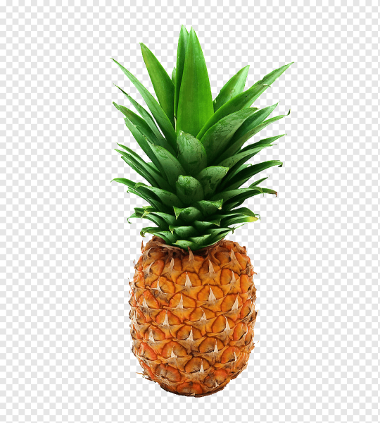 Ананас на прозрачном фоне