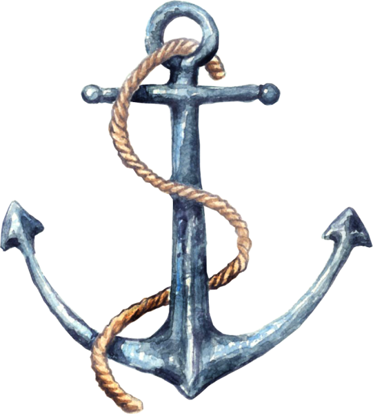 Якорь на прозрачном фоне