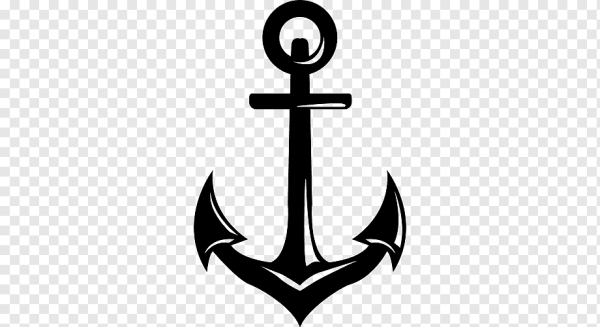 Трафарет якоря