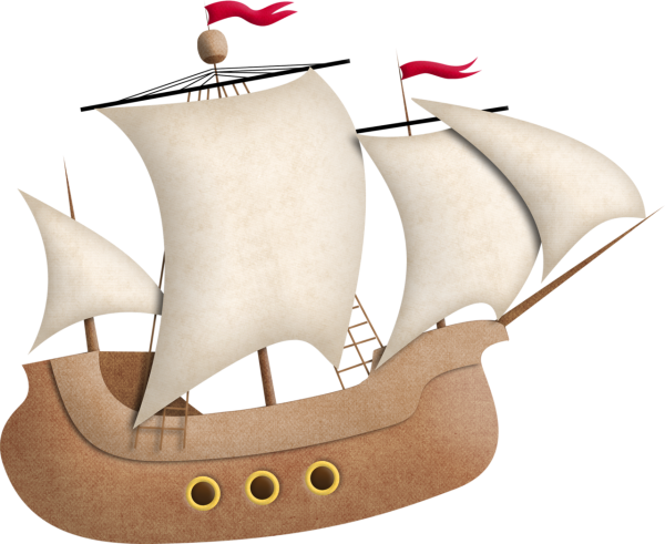 Кораблик на прозрачном фоне