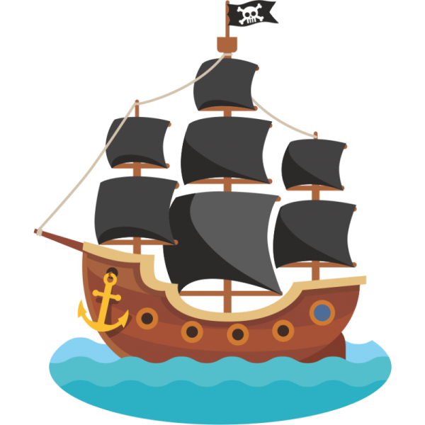 Пиратский кораблик