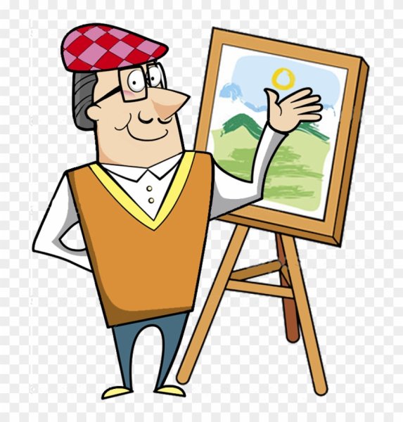 Художник мультяшный