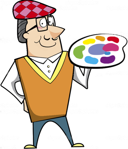 Художник мультяшный