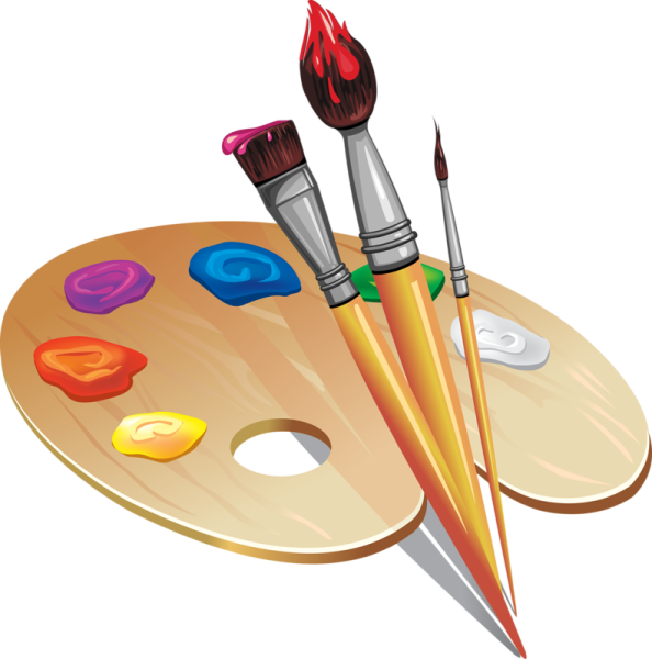 Кисти и краски