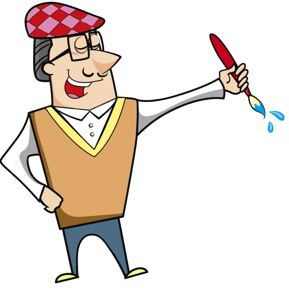 Художник мультяшный