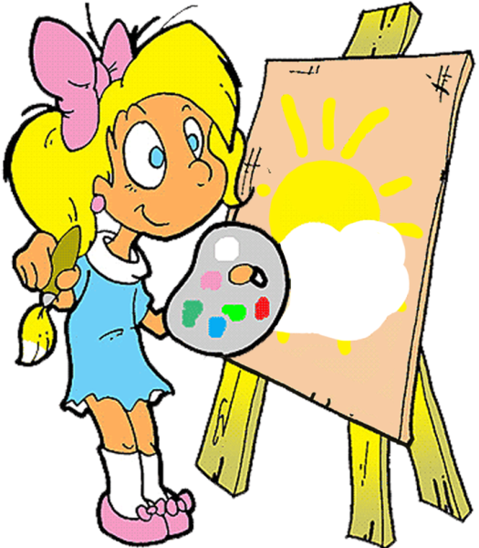 Художница клипарт