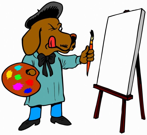 Художник мультяшный