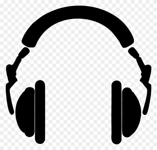 Музыка наушники на белом фоне