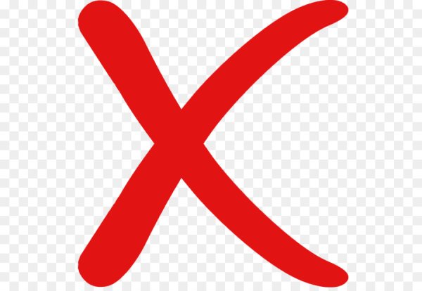 Красный крестик