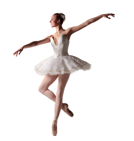 Балерина танцует