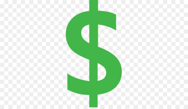 Значок доллара без фона